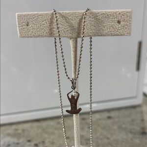 Sterling Silver Zen Pendant Necklace